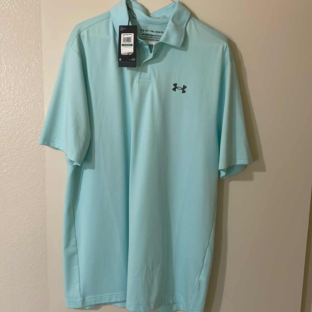 Under armor golf shirt large